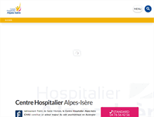 Tablet Screenshot of ch-alpes-isere.fr